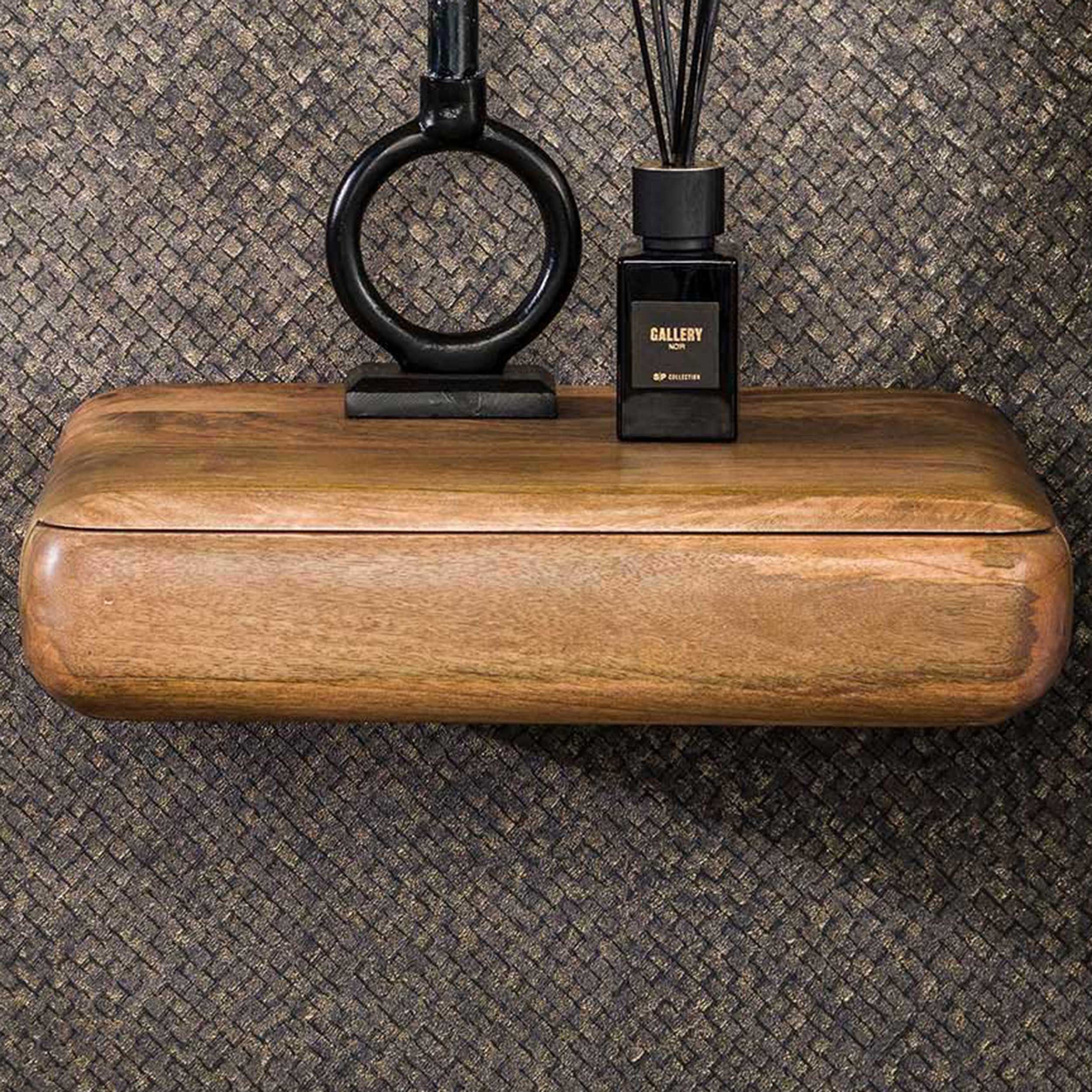 Table de chevet Silvana-bois de manguier