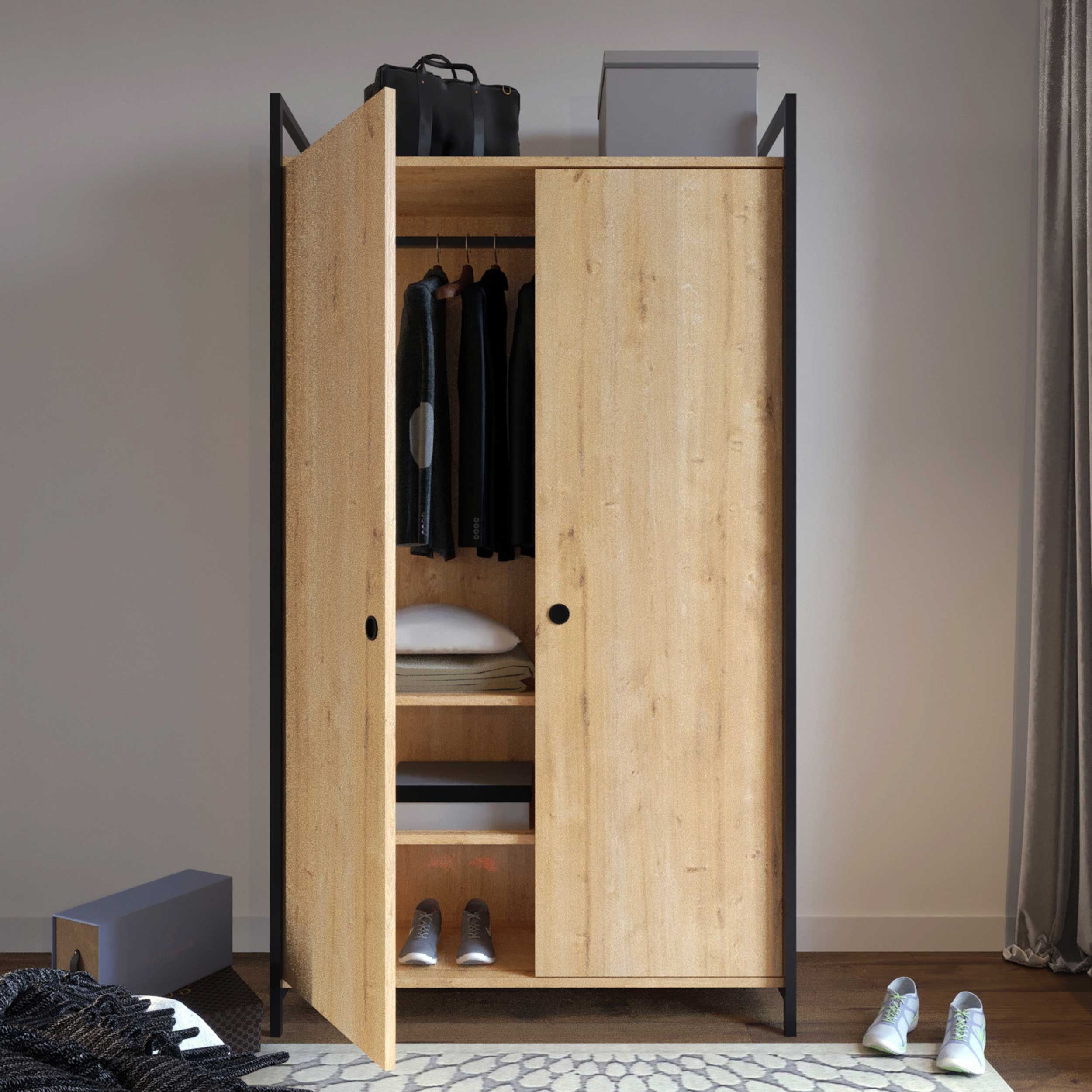 Armoire Woody Fashion | 100 x 40 x 180 cm | Oak design