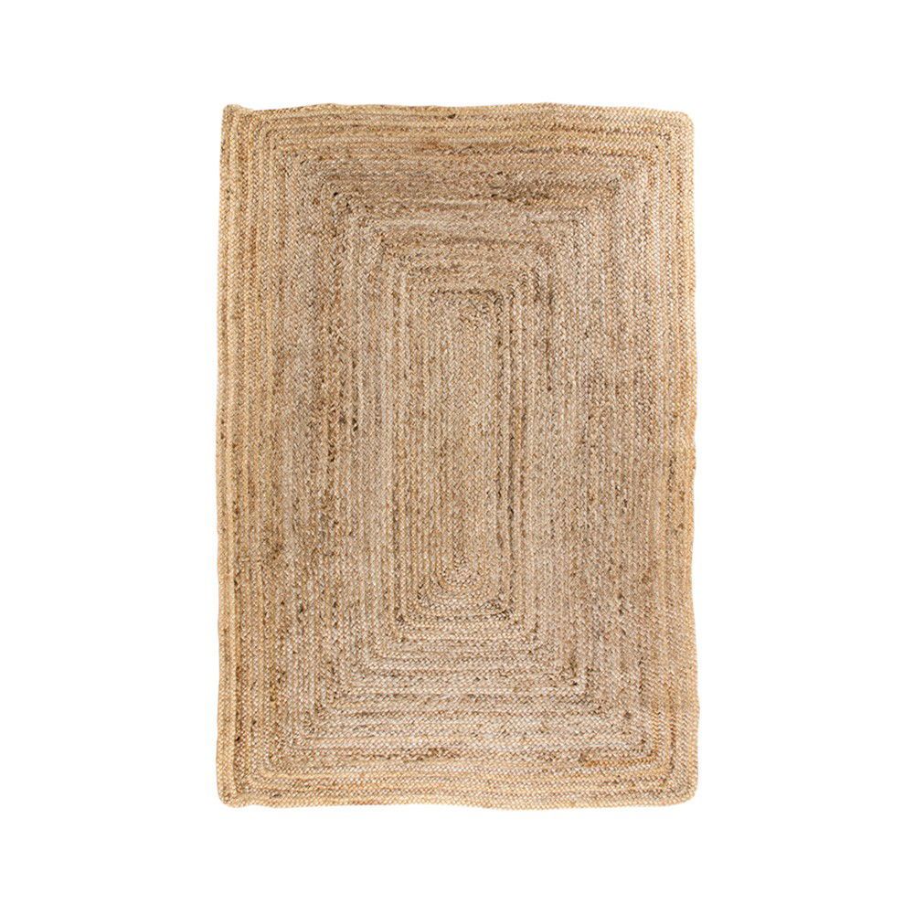 Tapis en jute tressé naturel - Bombay | 60x90 cm