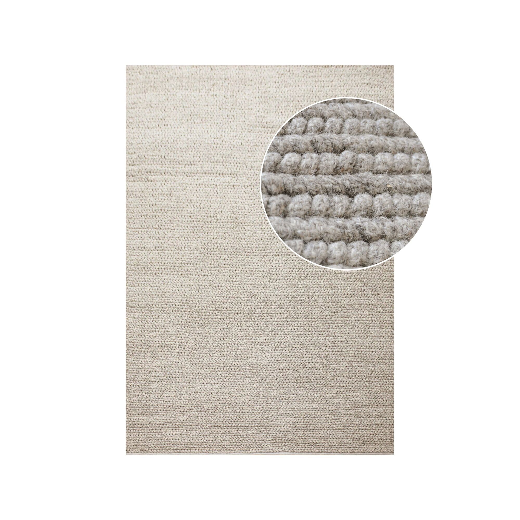 Tapis Mandi naturel tissé à la main 160x230cm