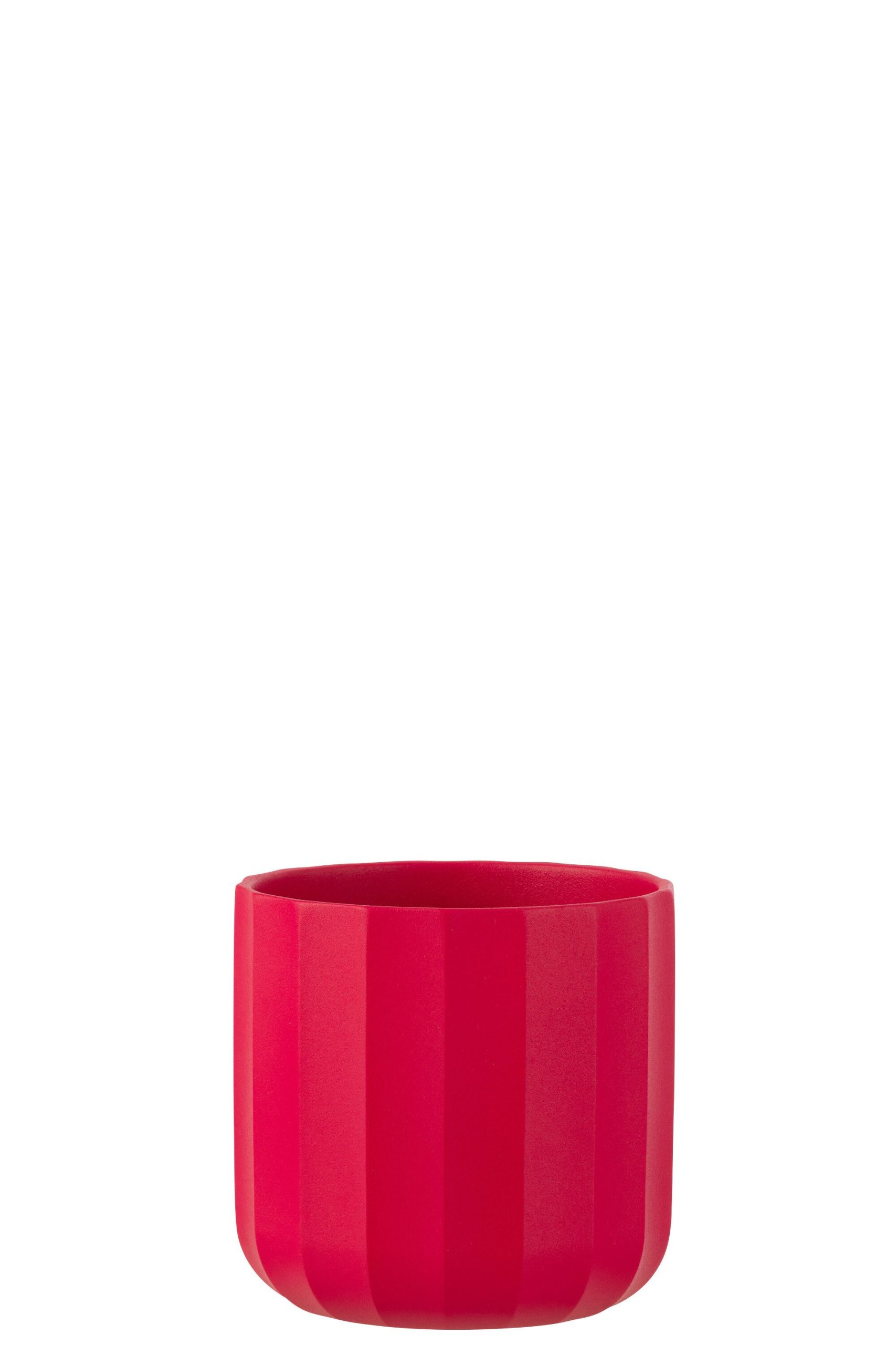 Cachepot summer ceramique rose medium