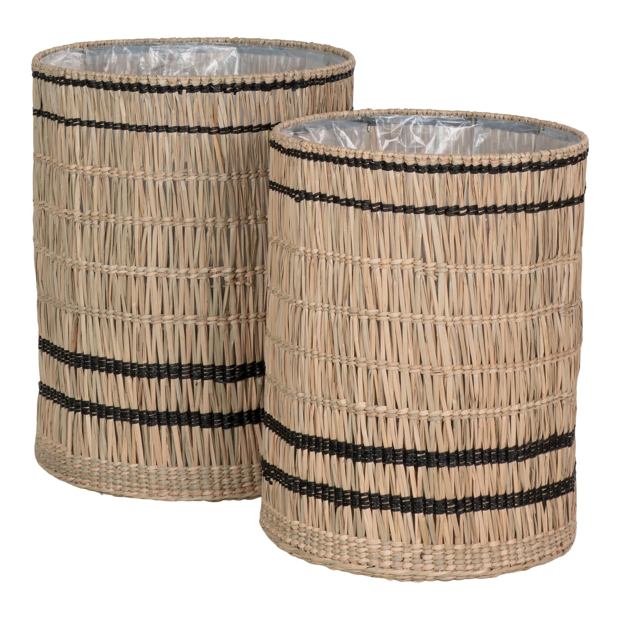 Vinh Seagrass Planters - Natural Set of 2