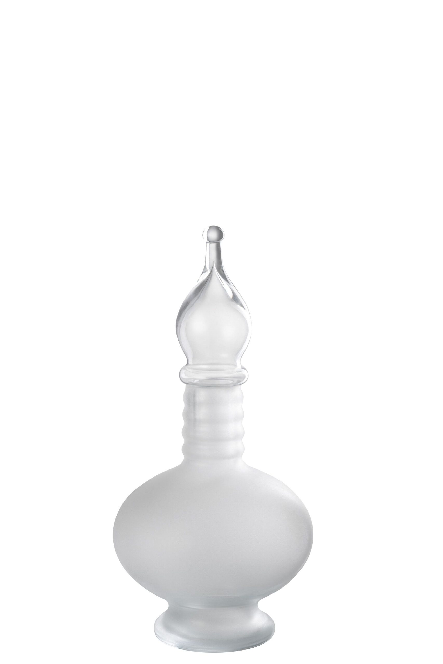 Vase+bouchon deco fiole joey verre transparent small