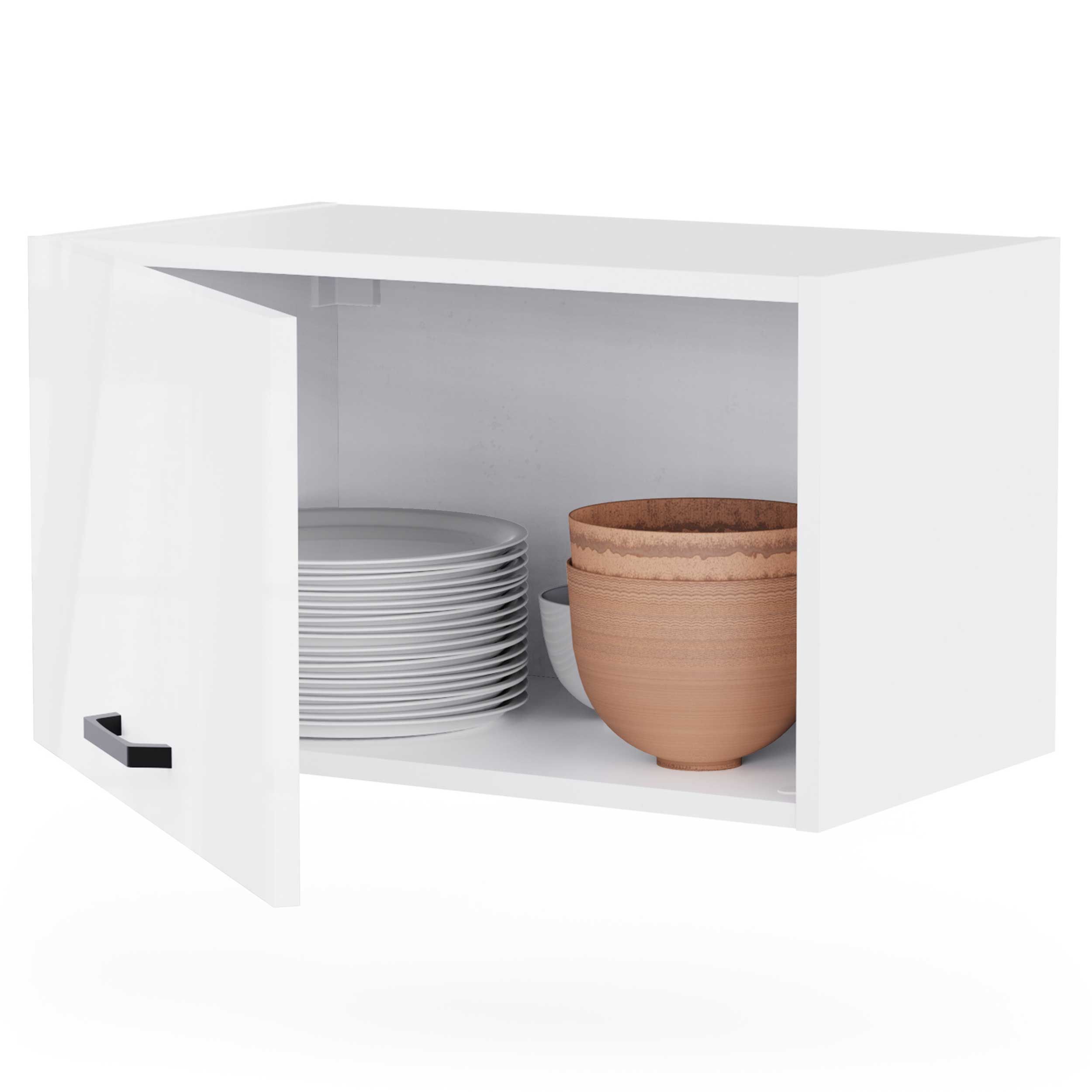 Armoire de cuisine Bianco - 40x36x35cm - 1 porte - blanc brillant