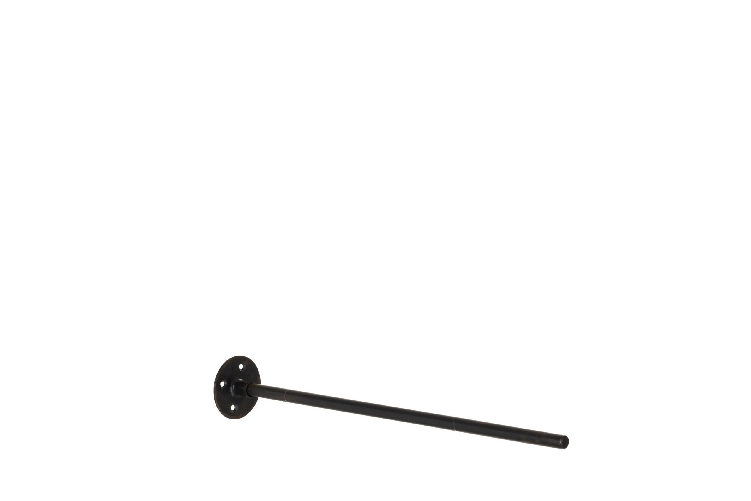 Textile hanger metal black