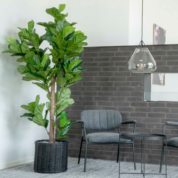 Arbre à feuilles de violon de 190 cm - Plante verte artificielle