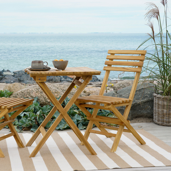 Tapis Pina beige/blanc cassé : 100% plastique recyclé, 140x200 cm