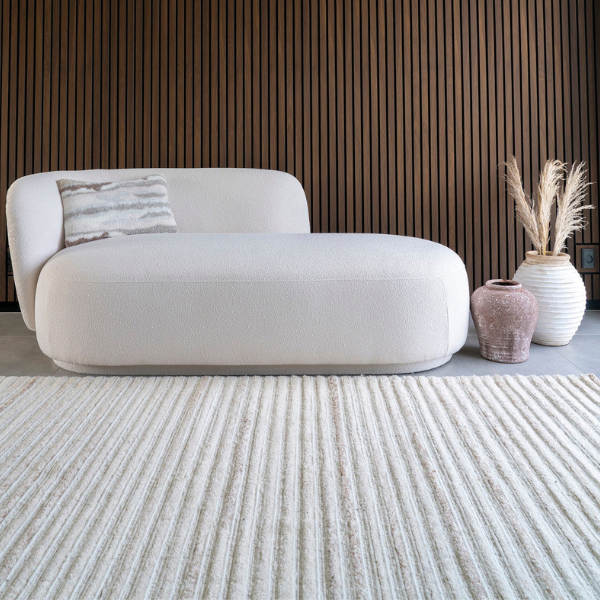 Tapis Mango Ivoire - tufté à la main 200x300 cm