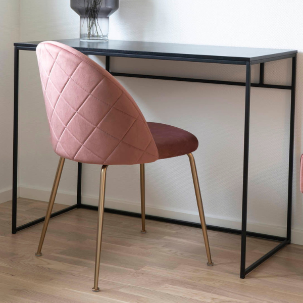 Bureau Vita - Noir | Bureau moderne | 100x45x75 cm