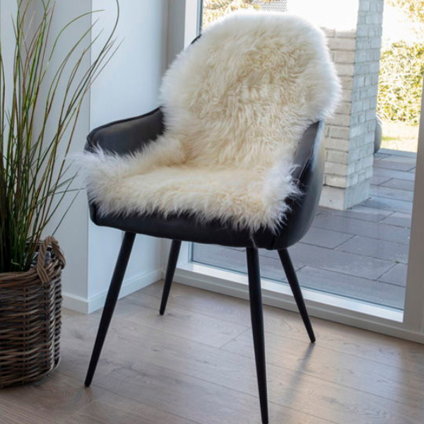 Peau d'agneau - 50x85 cm - blanc