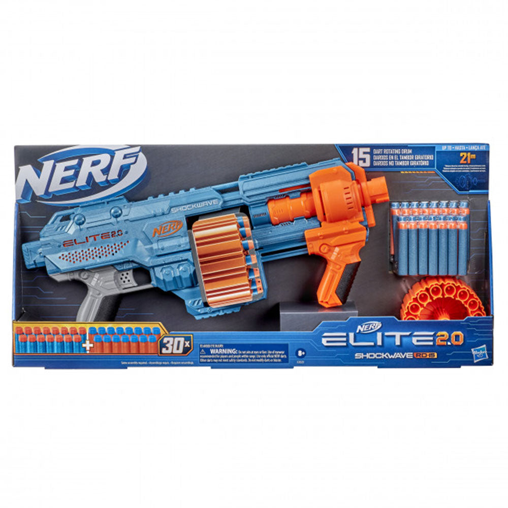 Nerf Elite 2.0 Shockwave Rd-15 Blaster Toy