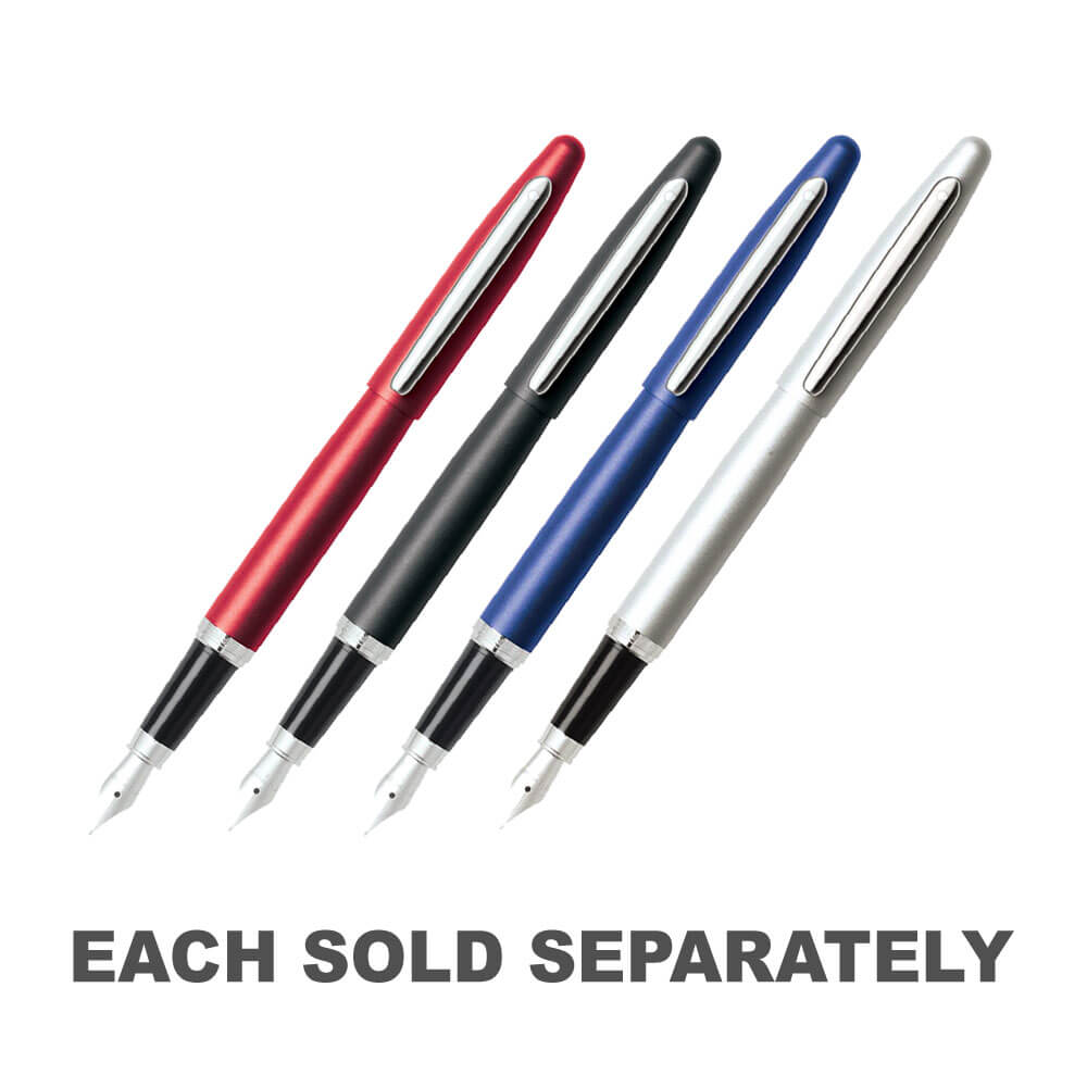 Stylo de fontaine moyenne en nickel VFM