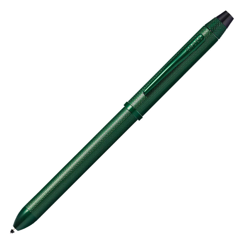 Cross Tech3 + Matte Green Diamond Graved Pen