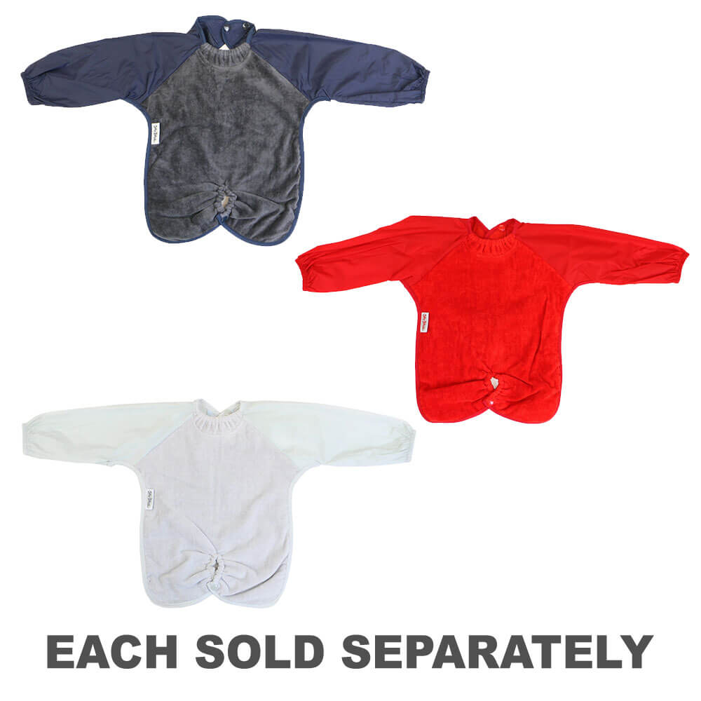 Bib à manches longues de serviette de serviette billyz idiote