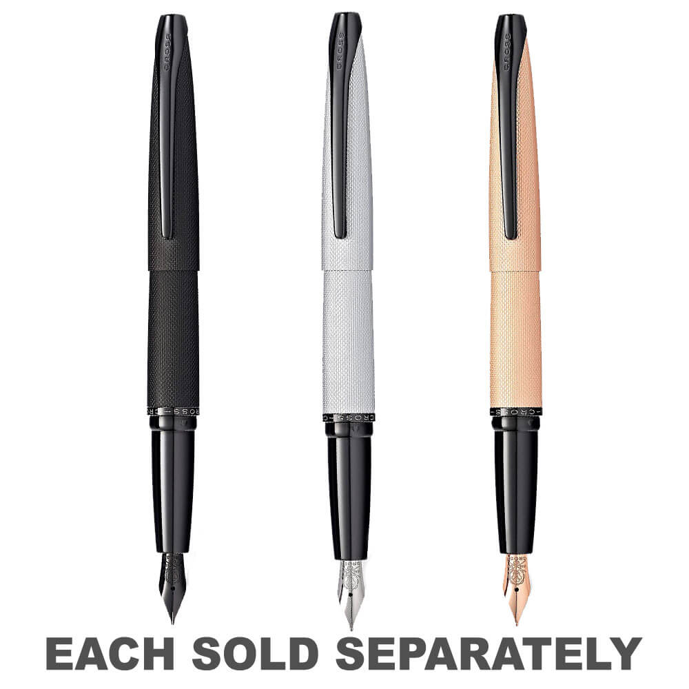 Cross ATX Brossed gravé Diamond Fine Fountain Poll