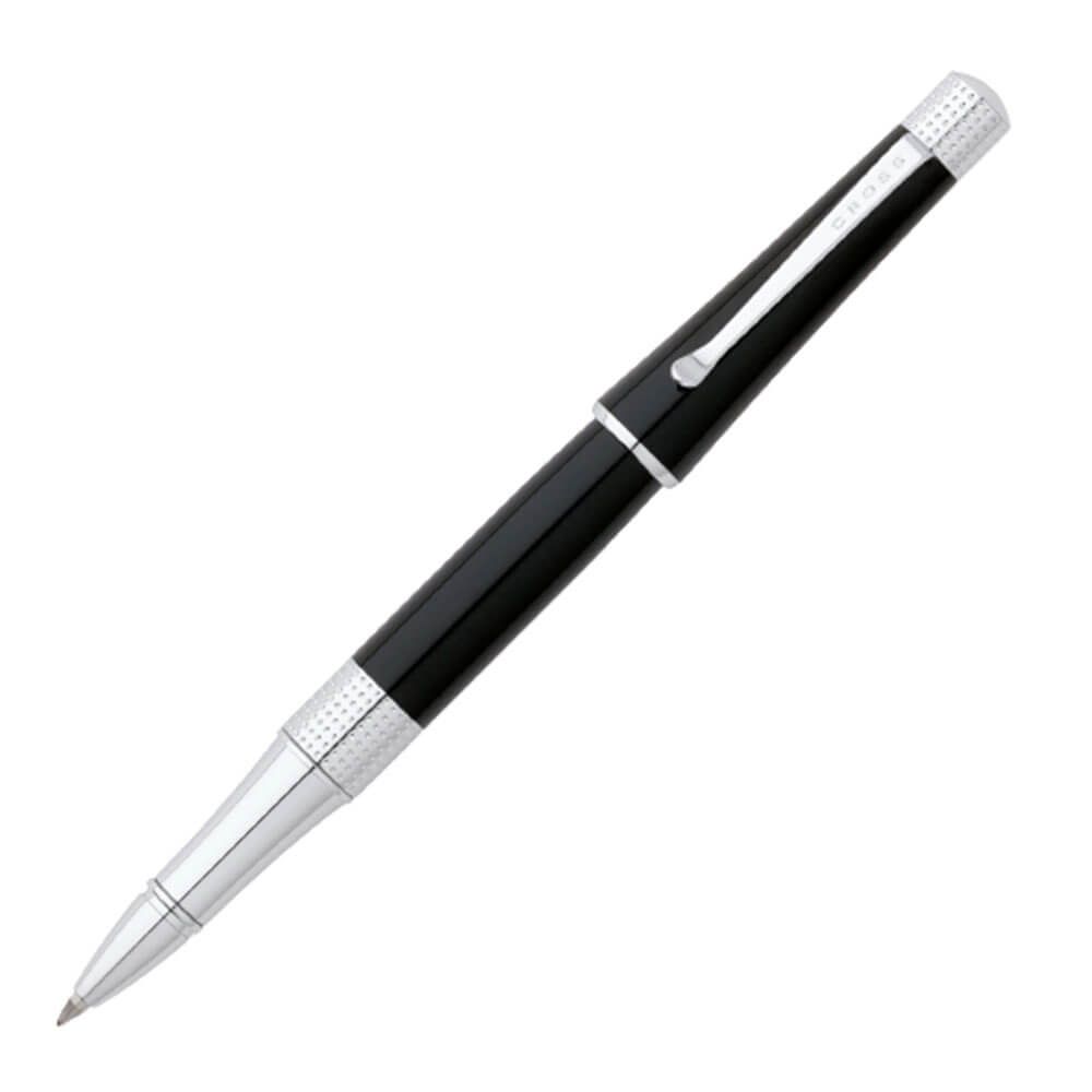 Cross Beverly Rollerball Pen (noir et chrome)