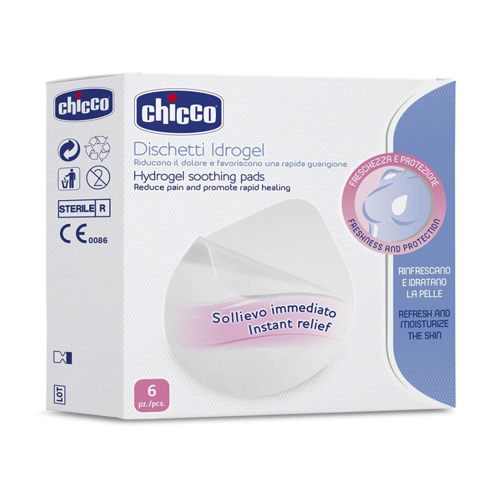 Chicco Hydrogel Aoth Pads 6pk