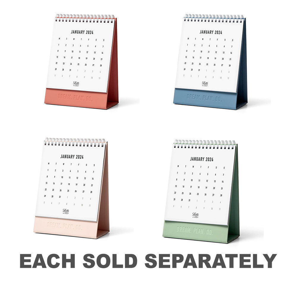 Calendrier de bureau conscient de Letts 2024