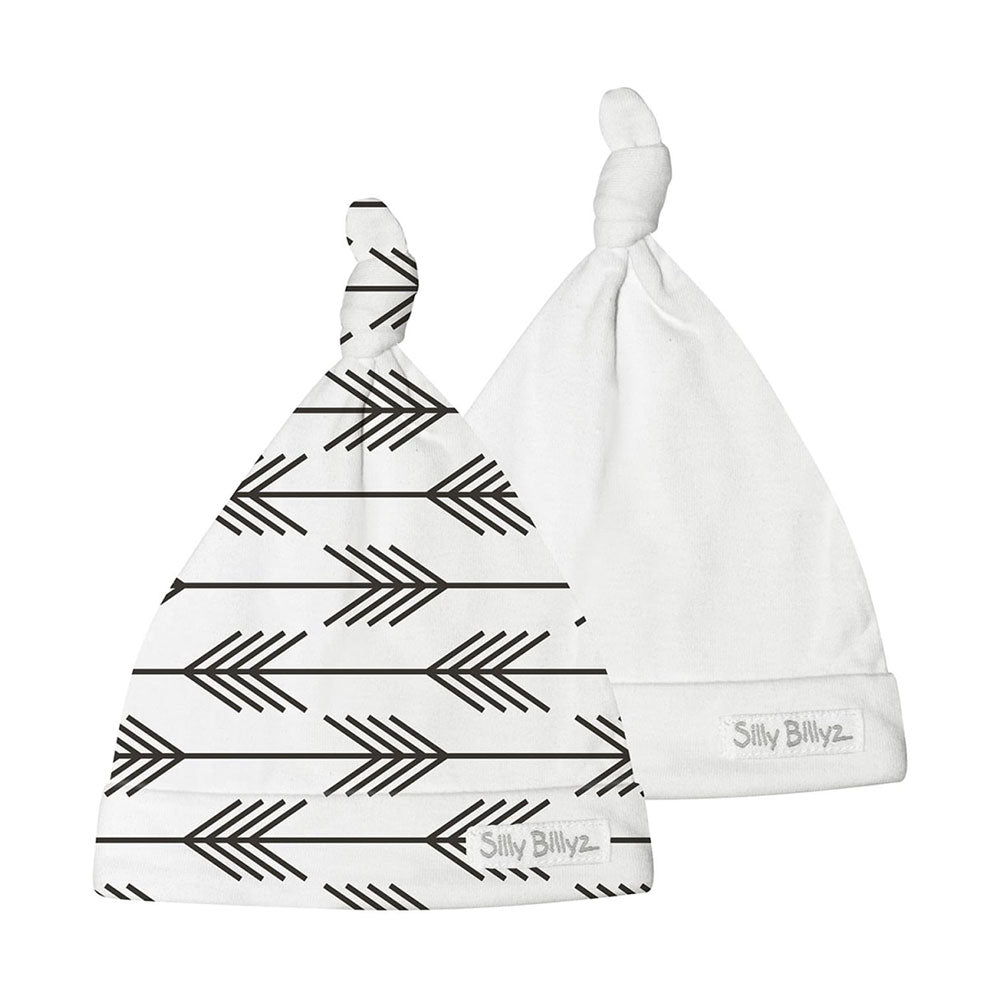 Silly Billyz Arrows Gumtut Baby Hat 2pk