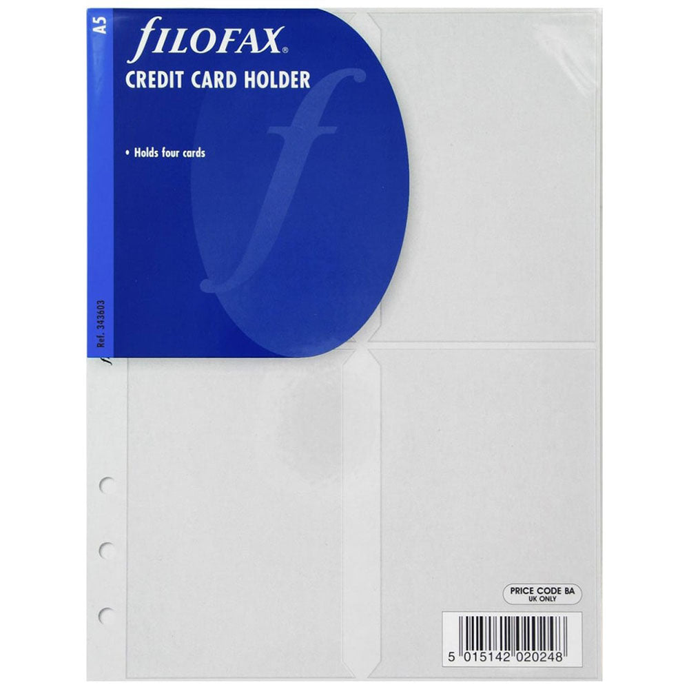 Porte-carte de crédit Filofax A5