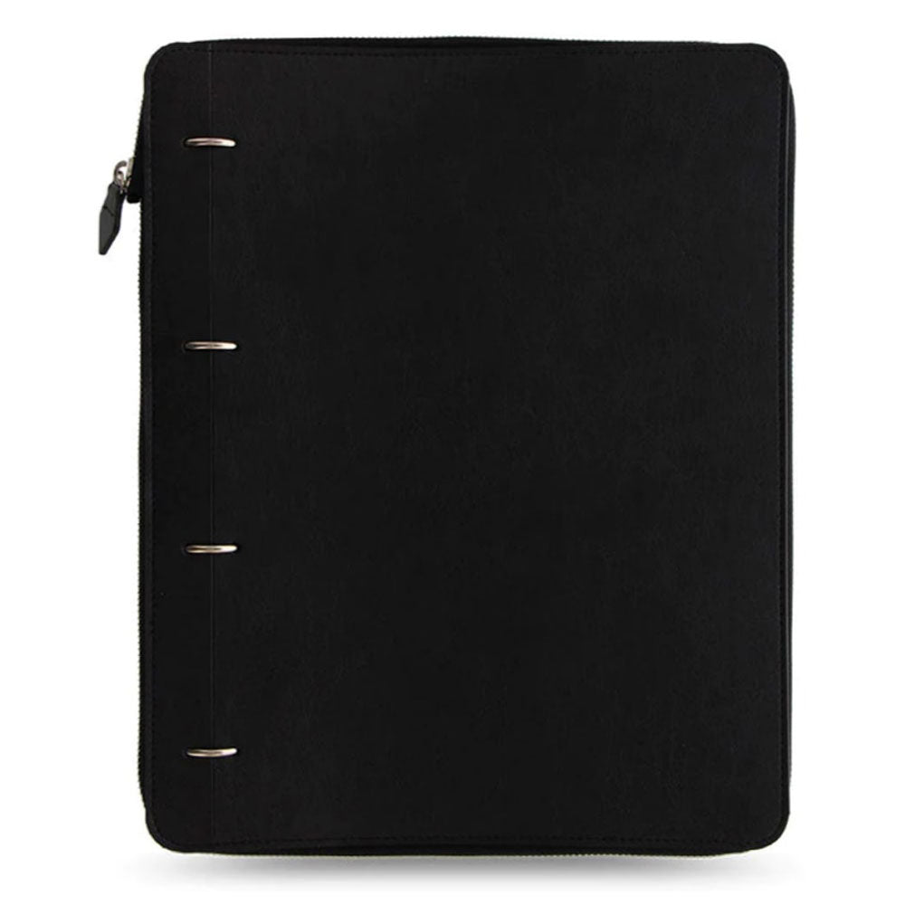 Filofax Monochrome Personal Zip Clipbook (noir)