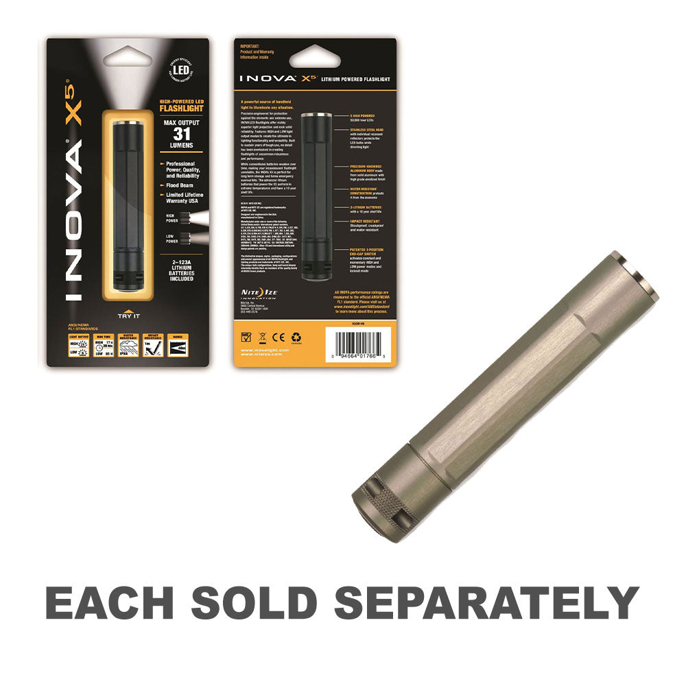 Nite ize x5 Dual Mode 5 White LED Lampe de poche