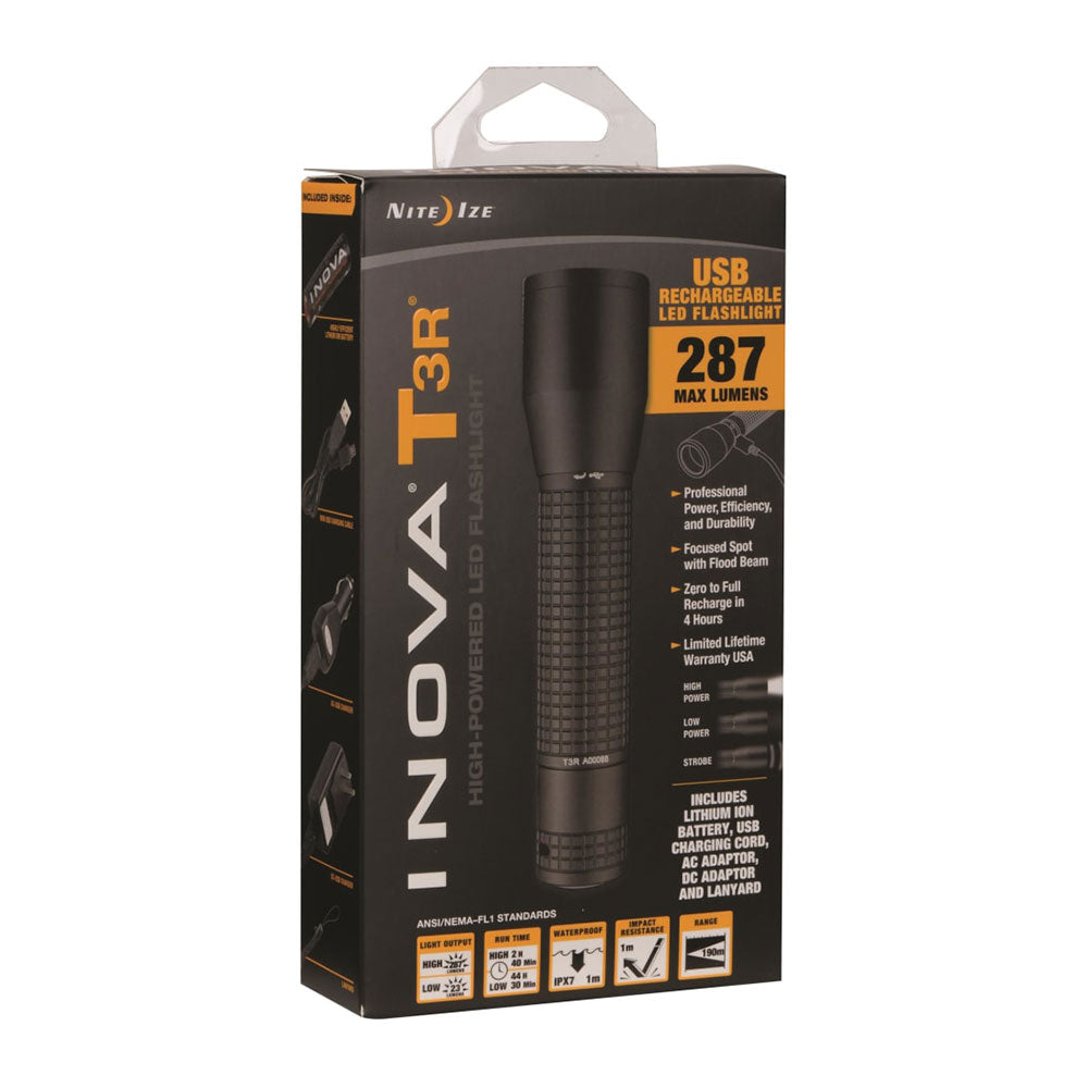 Nite ize T3R Lampe de poche USB rechargeable 287lm