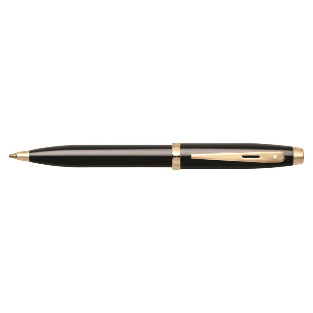 Sheaffer 100 Ballpoint Pen (noir / or brillant)