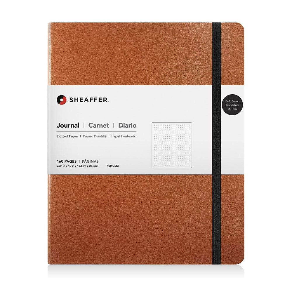 Sheaffer Disted Medium Journal avec emplacement à stylo vide (Tan)