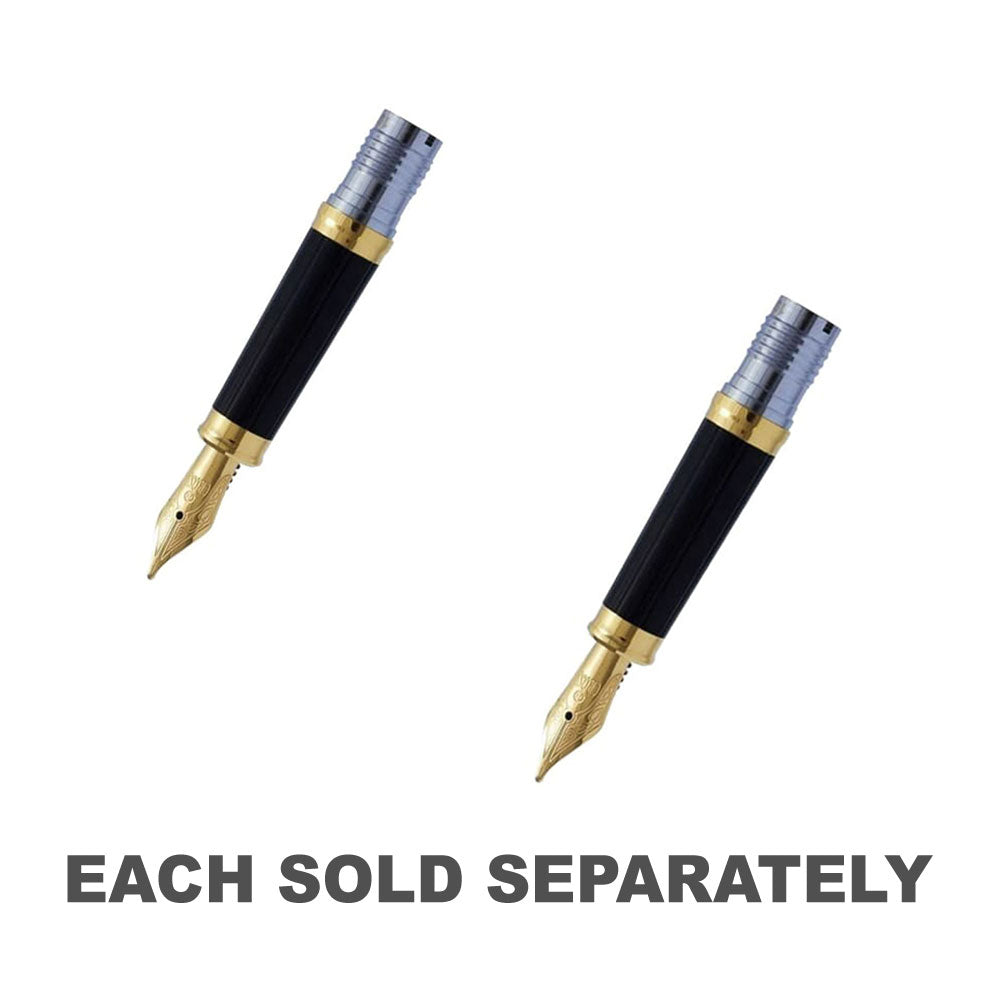 Vintage Century 23K Garde à or avec un anneau doré