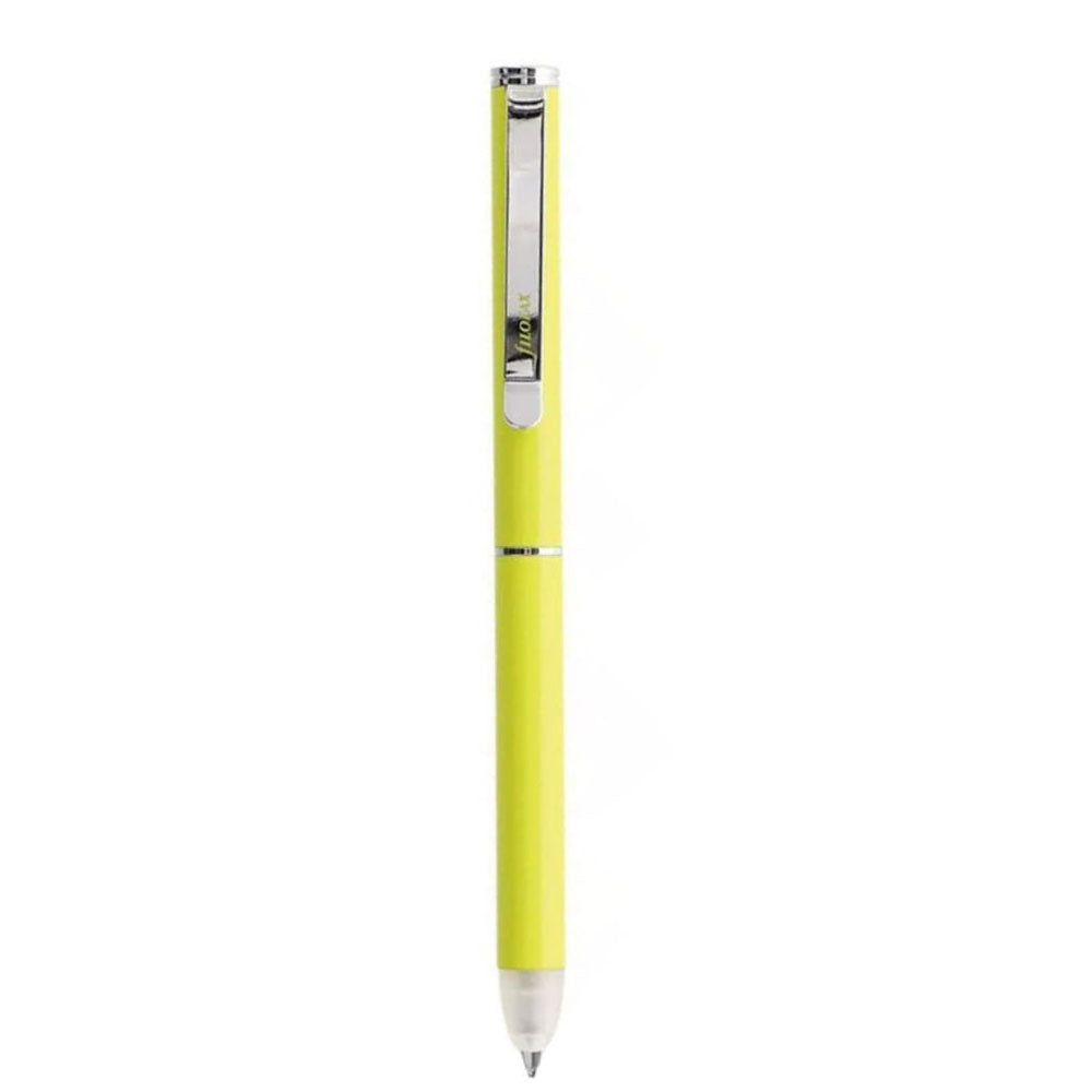Filofax Saffiano Ballpen effacé (Fluoro Yellow)
