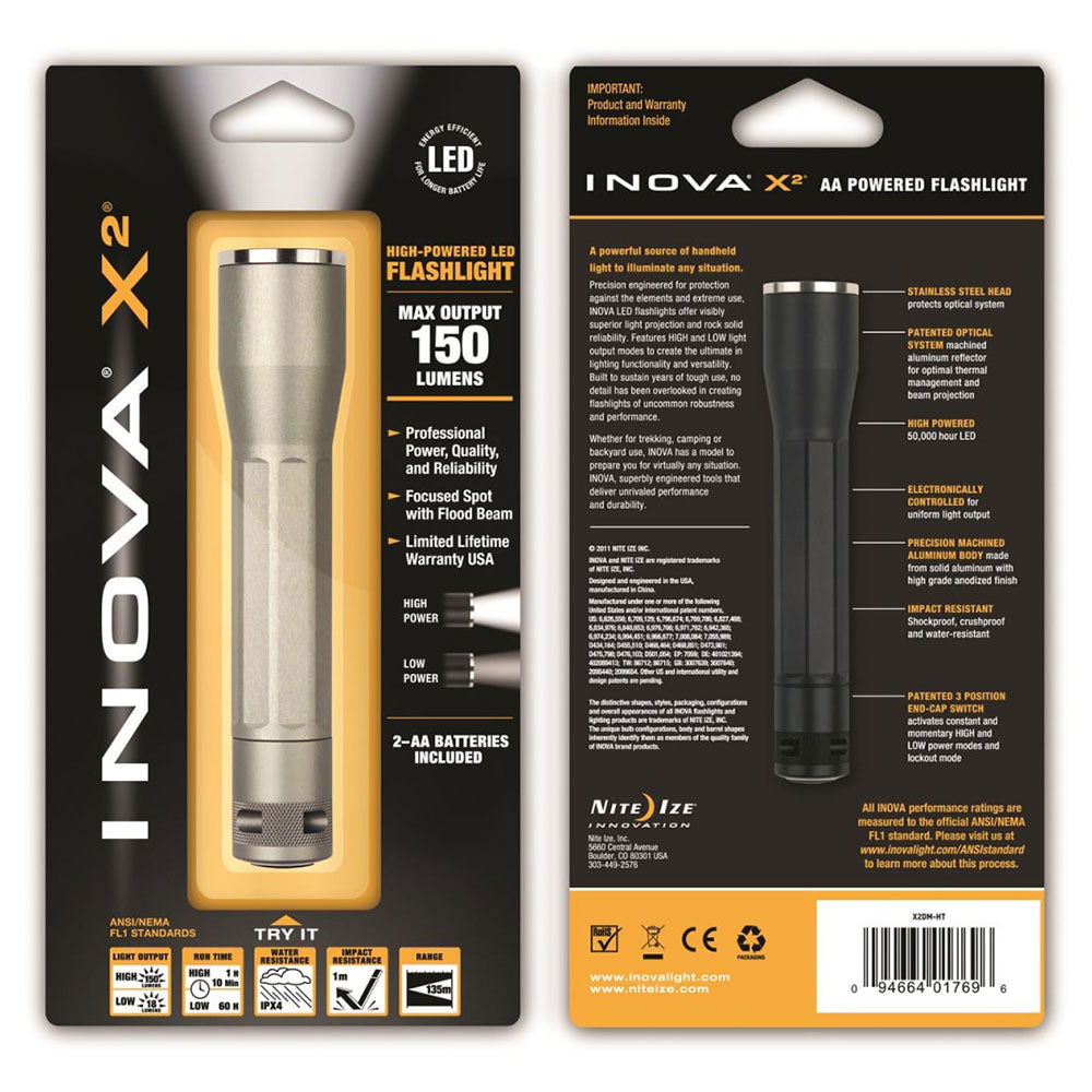 Lampe de poche Nite Ize X2 Titanium Dual Mode