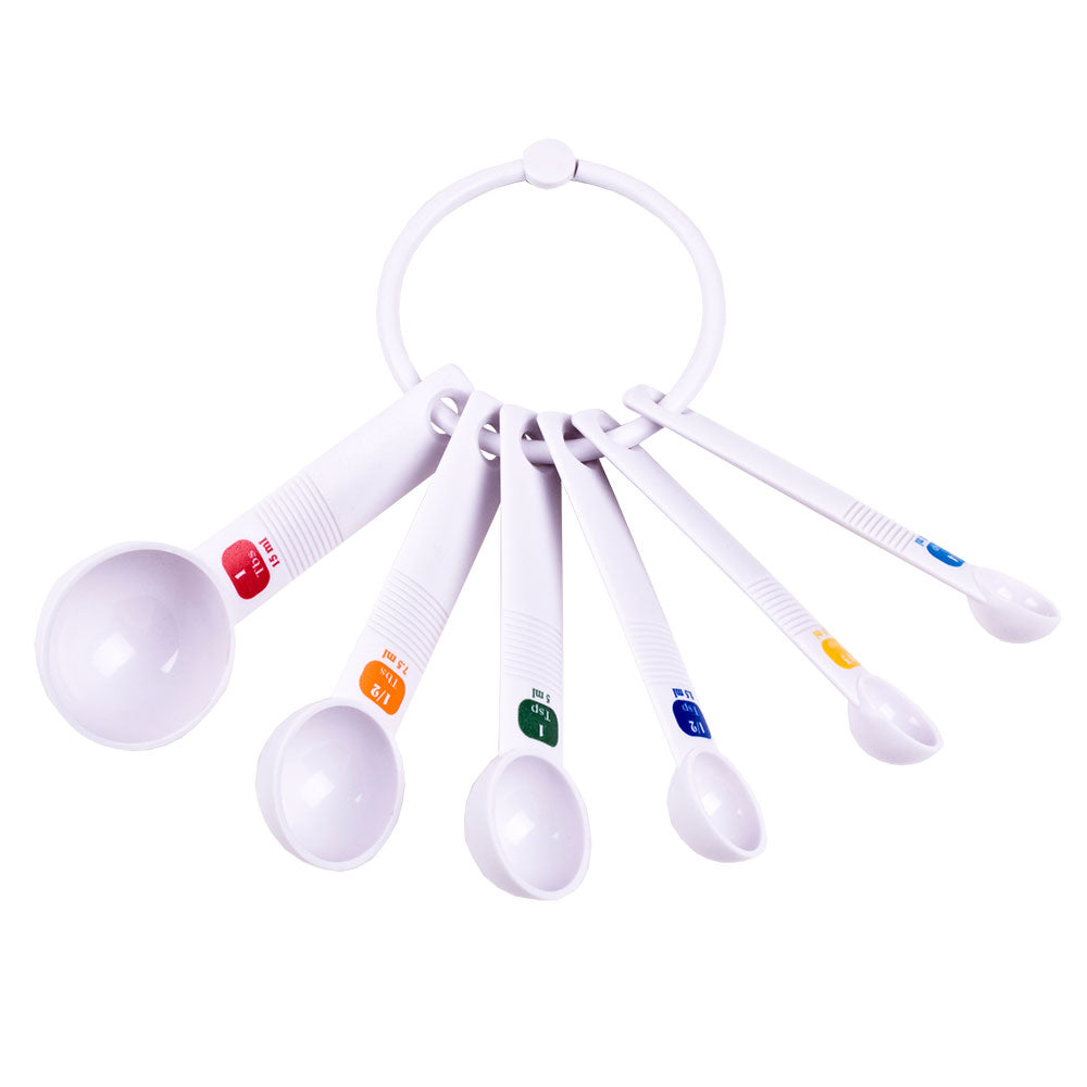 APPETITO PLASTIC MEAVE MESURS 6PCS (blanc)
