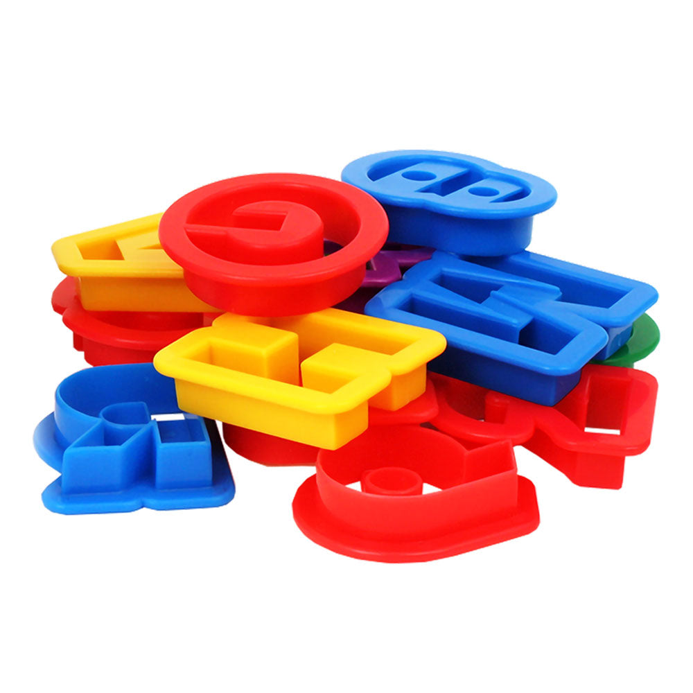 Appetito Alphabet & Number Cookie Cutter (ensemble de 36)