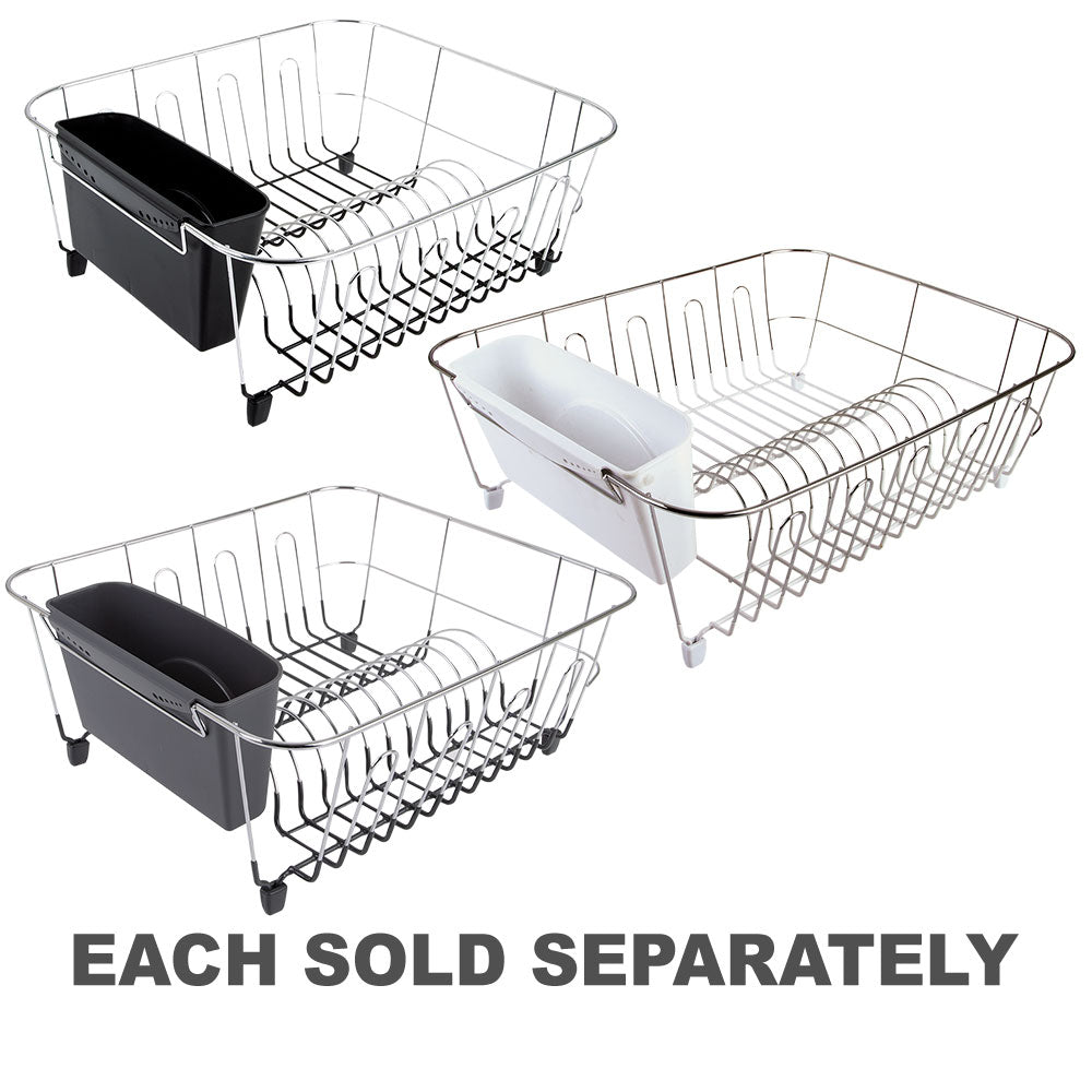 D. ligne de petit draineur à plat chrome / pvc avec caddie