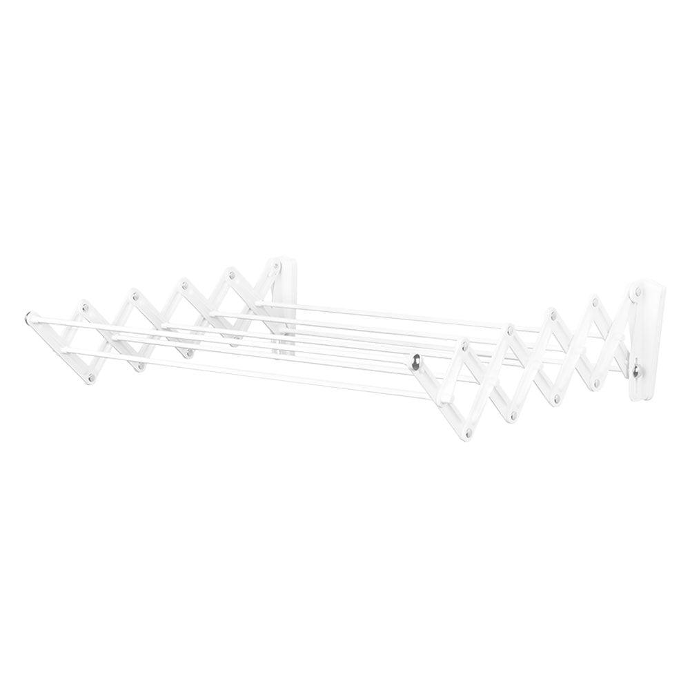 Polder Wall Mount Accordion Séchage Rack (espace de ligne de 5,3 m)