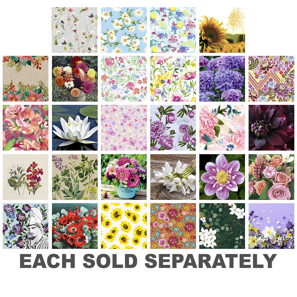 Papier + Design Flower Imprimer des serviettes