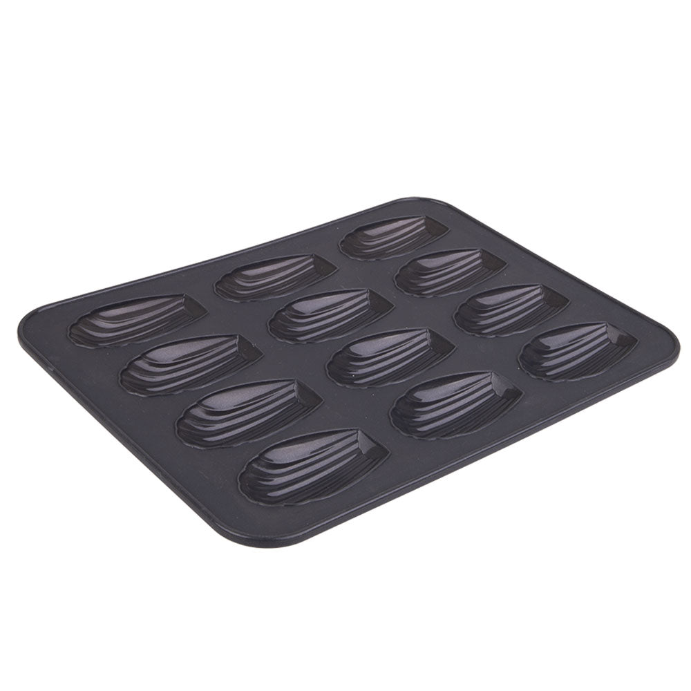 Daily Bake Silicone 12-Cup Madeleine Pan (charbon de bois)