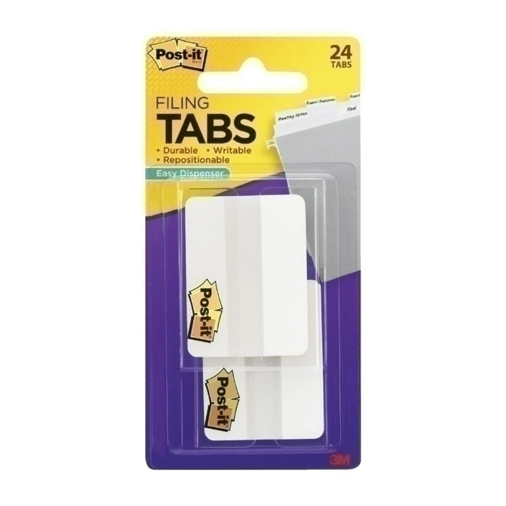 Tabs de classement blanc post-it (50x38 mm)
