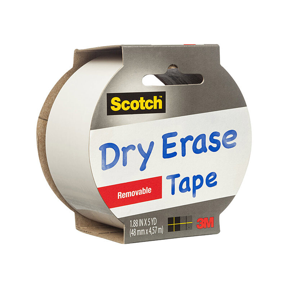 Scotch Dry-Erase Tape 6pcs (blanc)