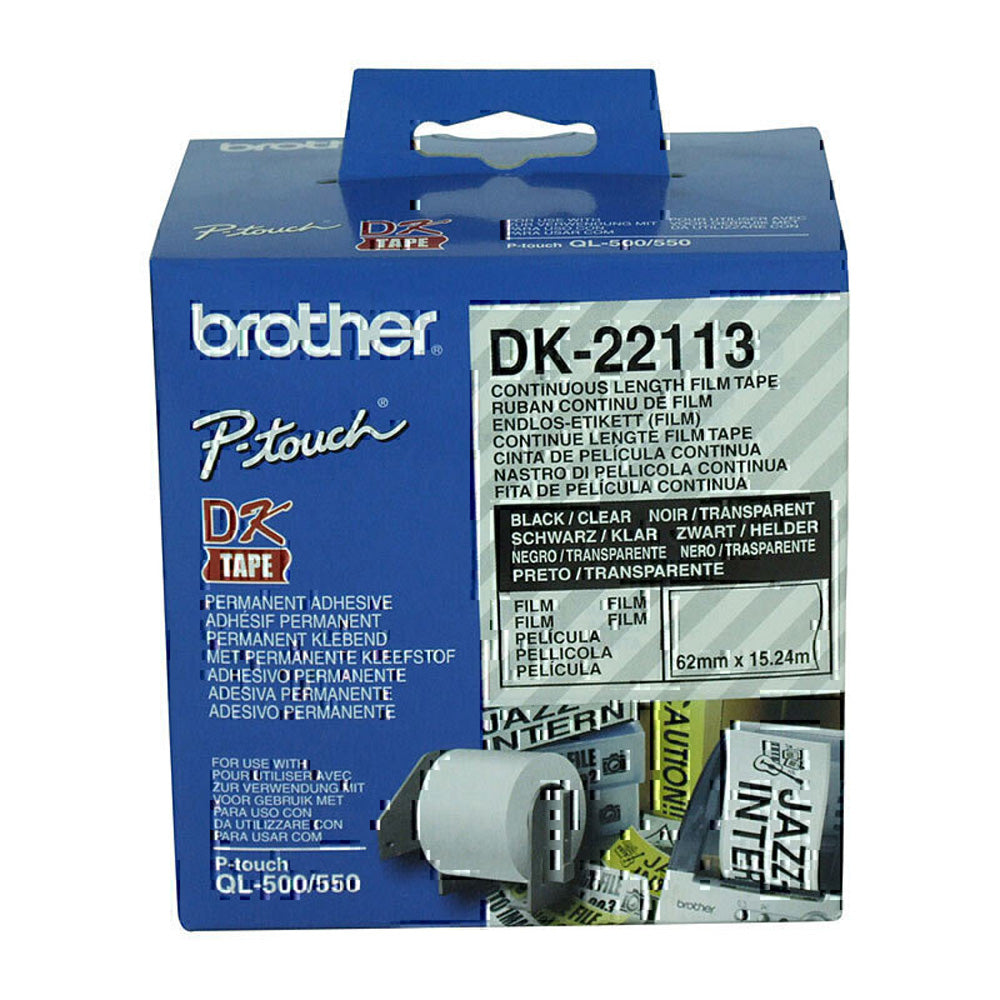 Brother DK22113 Clear Label (62x15.24 mm)