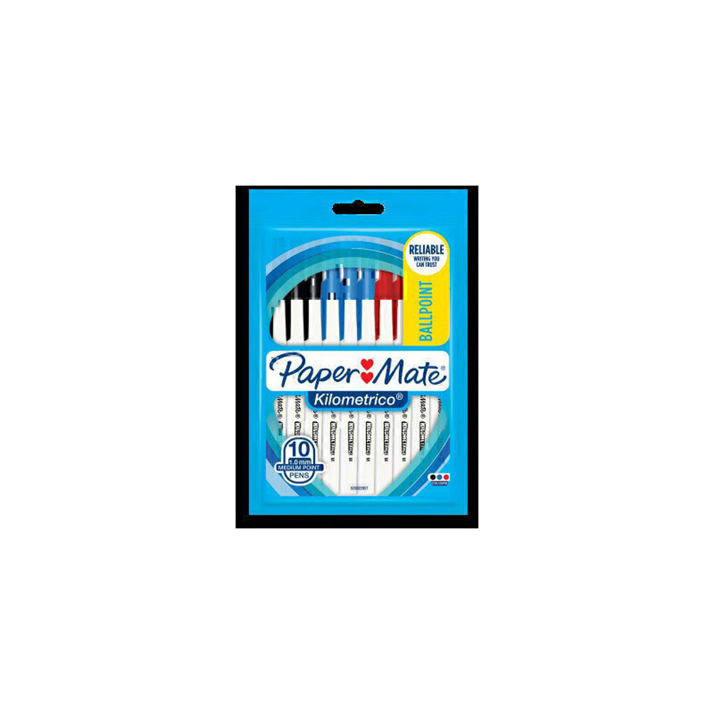 Paper mate kilométrico 10-pack (boîte de 12)