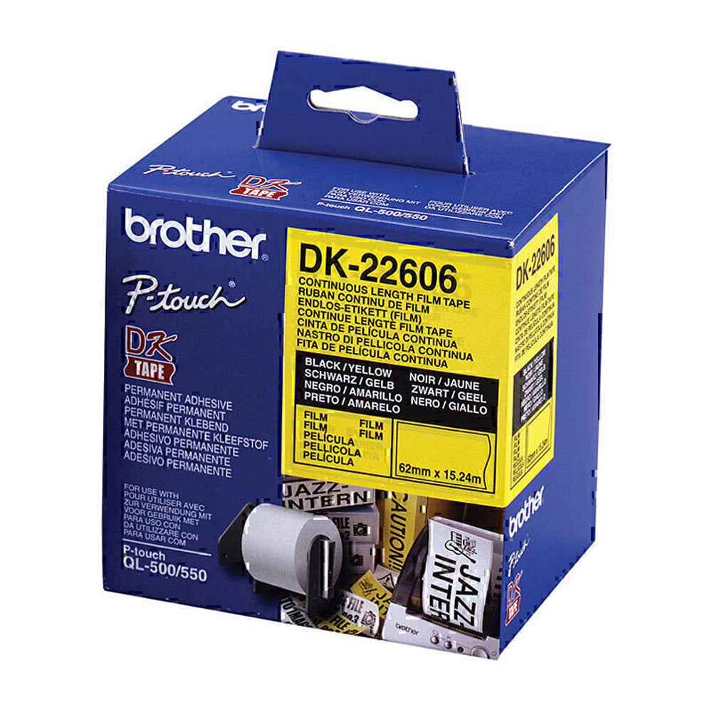 Brother DK22606 Ruban de film continu (jaune)
