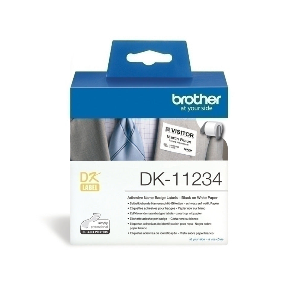 Brother DK11234 Nom Badge Étiquettes