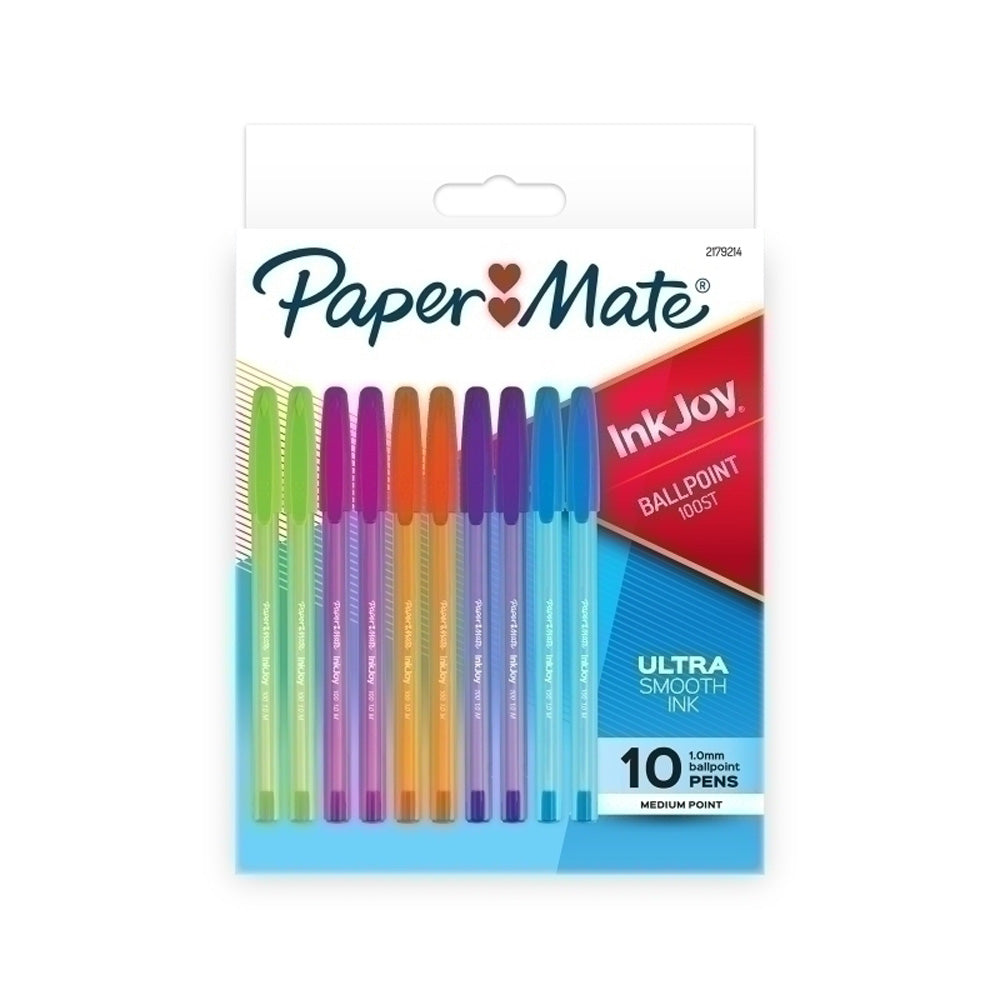Paper Mate Inkjoy 100st Ballpen FSN 10pk Box de 12