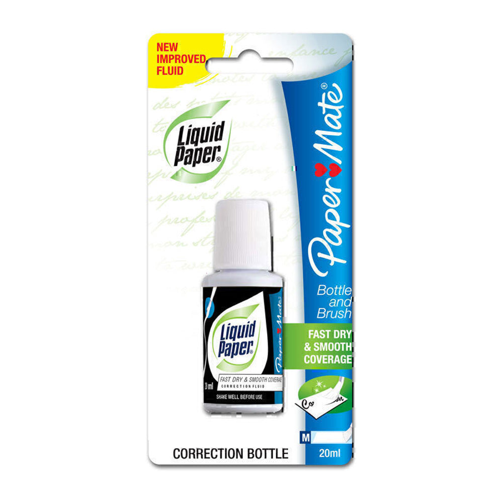 Paper Mate Liquid Paper Correction Fluid 20 ml (boîte de 12)