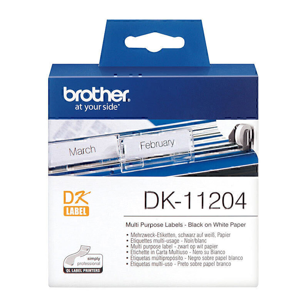 Brother DK11204 Multi-usage White Label (17x54mm)
