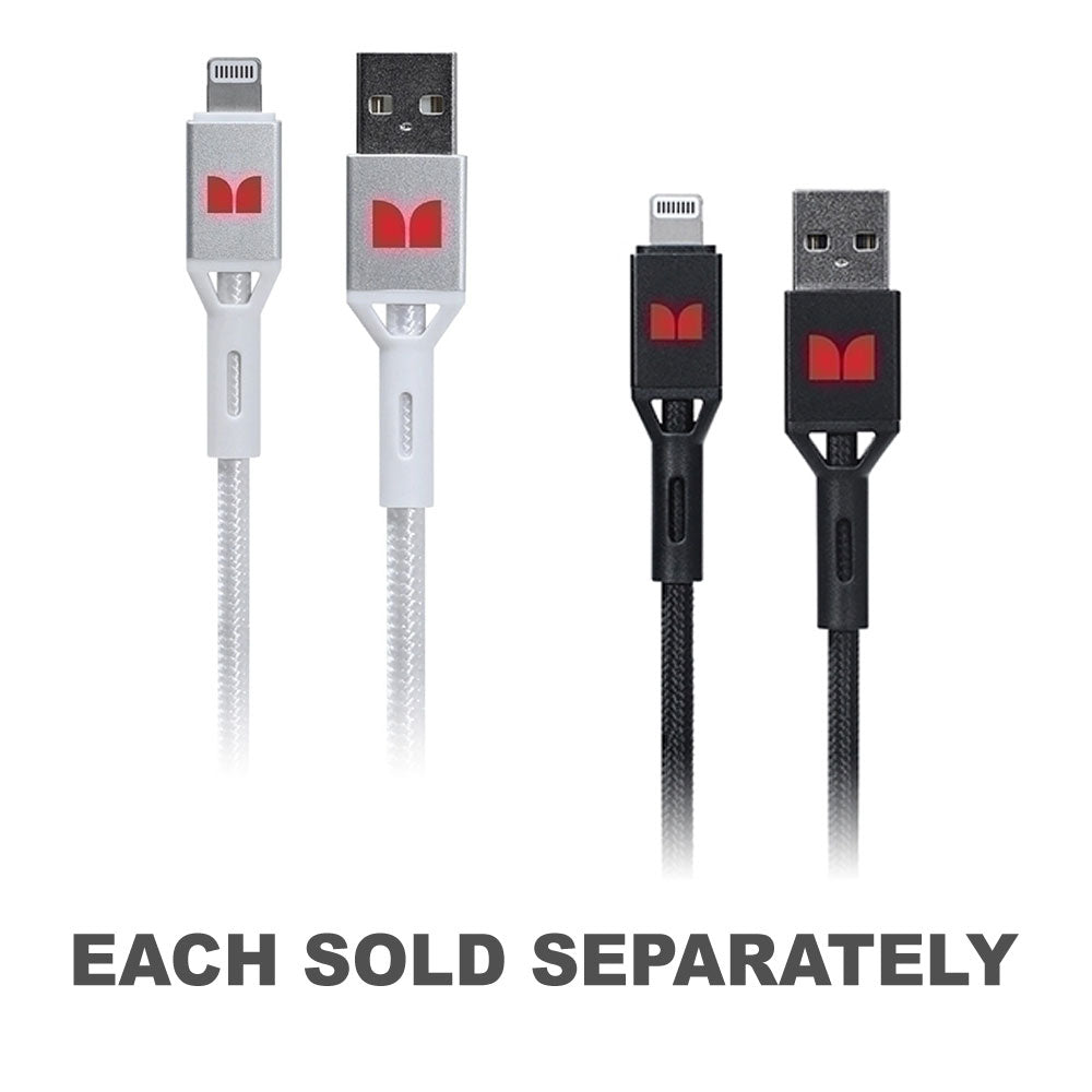 Monster Lightning vers USB-A Câble tressé 1,2 m