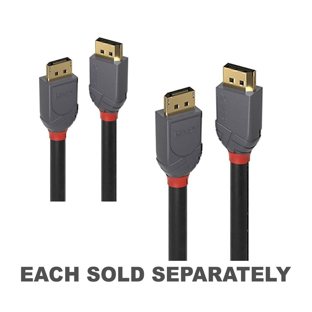 Lindy Displayport 1.4 Cable Anthra Line