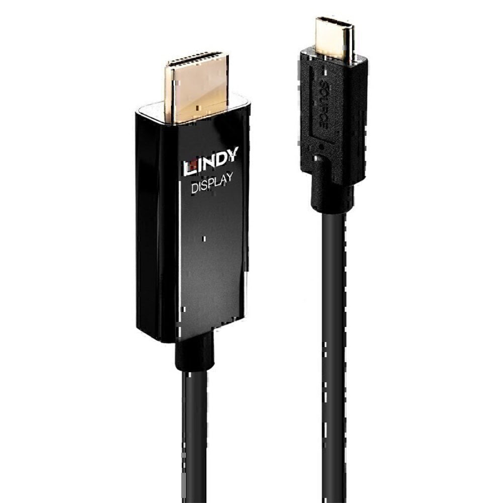 Câble adaptateur Lindy 2M USB-C à HDMI 4K60